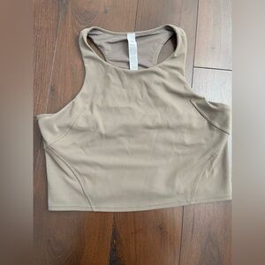 Lululemon 14 women’s Tank top shirt bra racerback active crop